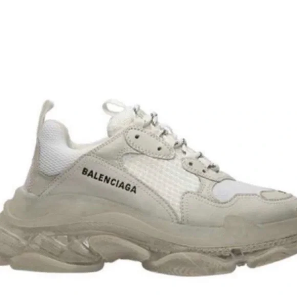 Balenciaga | Shoes | Triple S 43 Mens Cream Balenciagas  display picture 1